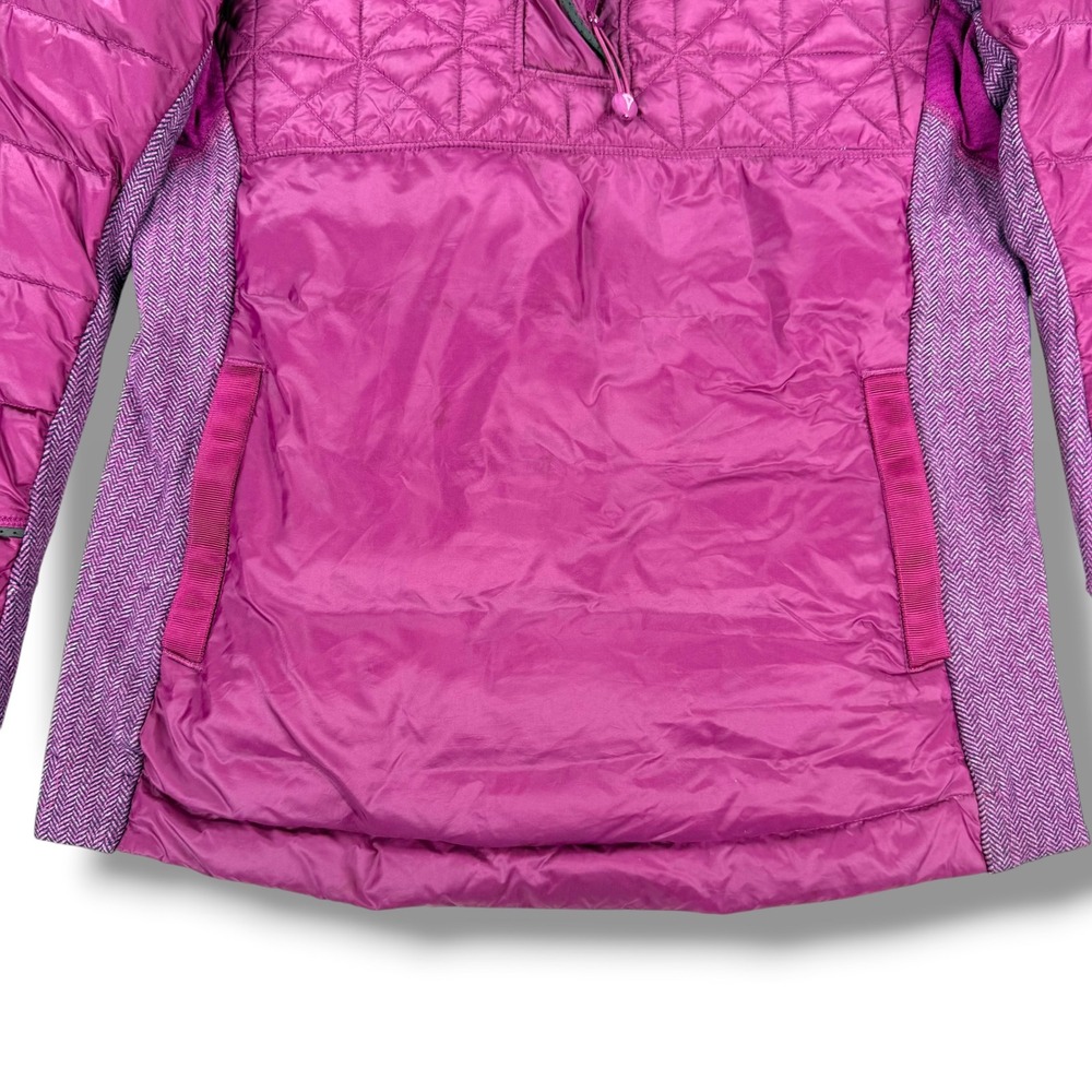 Ivivva (by Lululemon) Up to Snow Good Down Puffer Hooded Jacket Girls 14 Purple - Picture 5 of 15